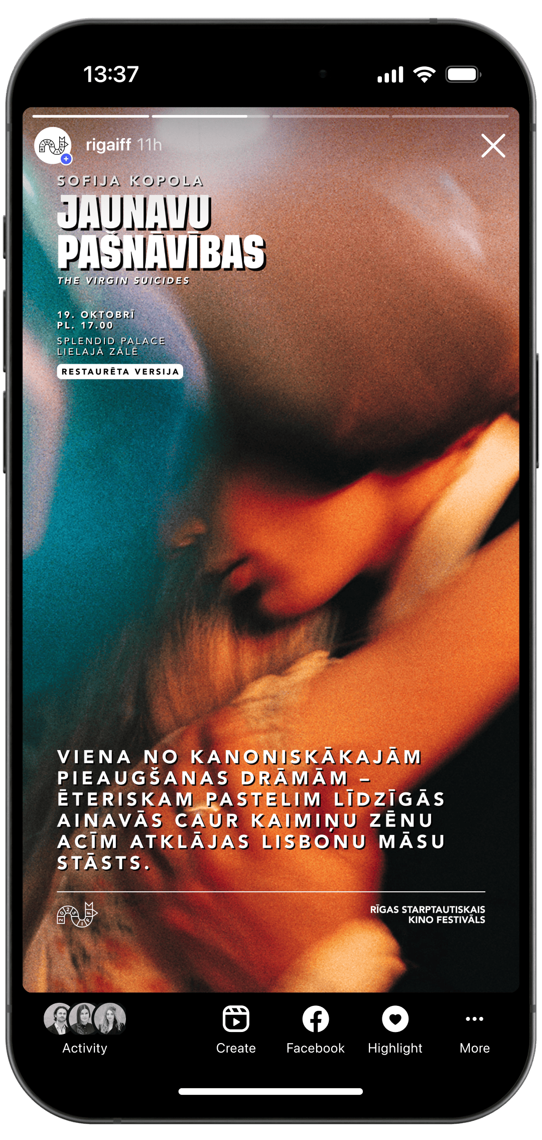 RIGA IFF – Portfolio – iPhone – Stories – A02-2