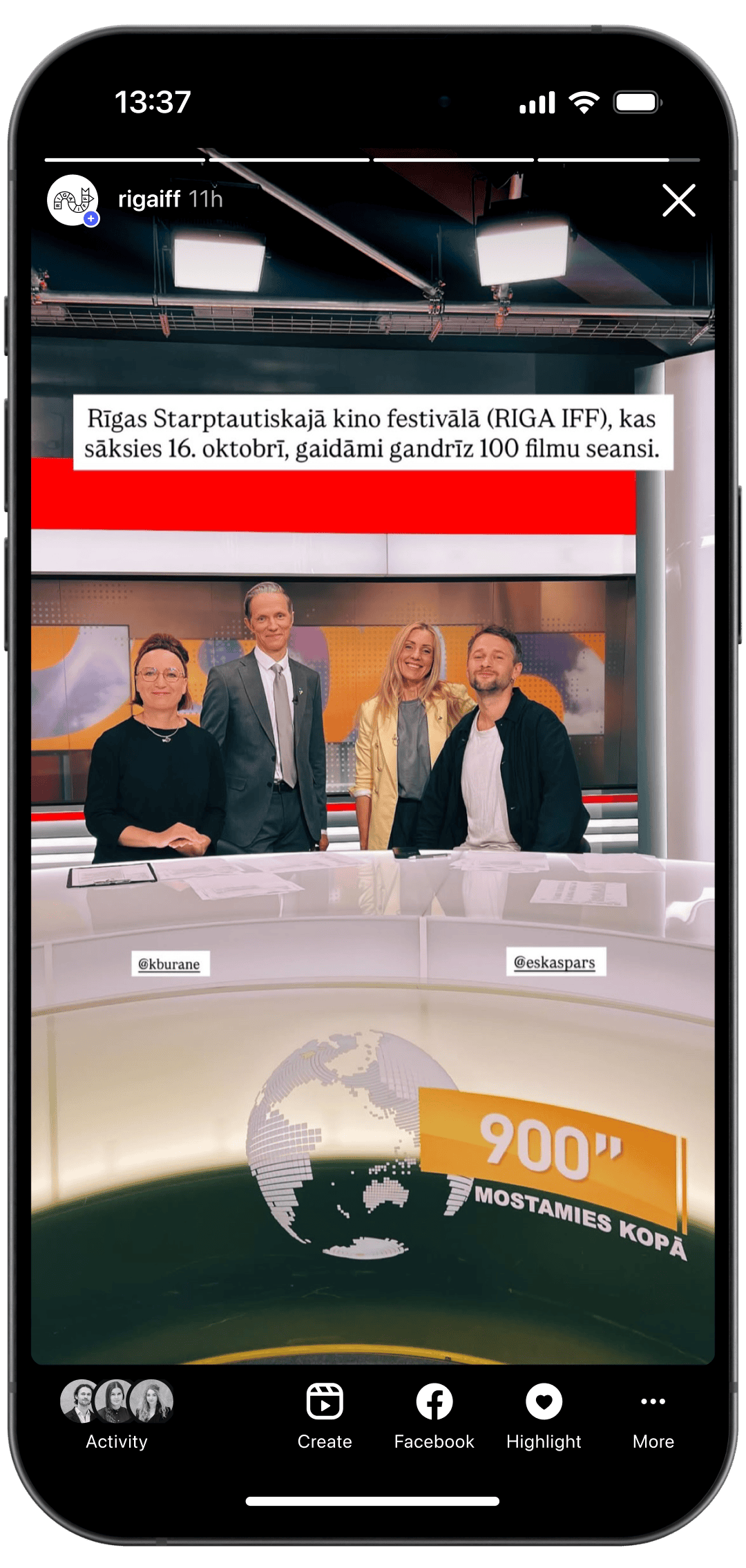 RIGA IFF – Portfolio – iPhone – Stories – A04-2